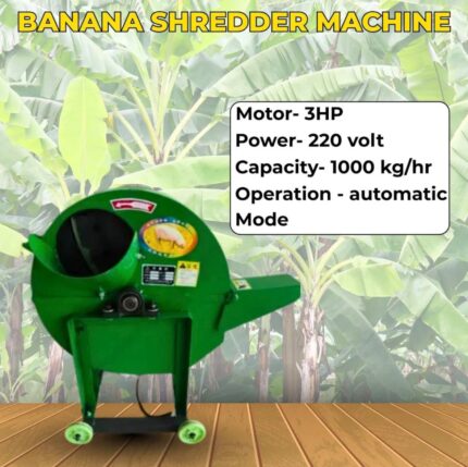 BANANA SHREDDER MACHINE WITH 3HP MOTOR