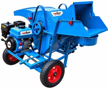 AGRIMATE Paddy Thresher 7 HP with Engine & Wheel